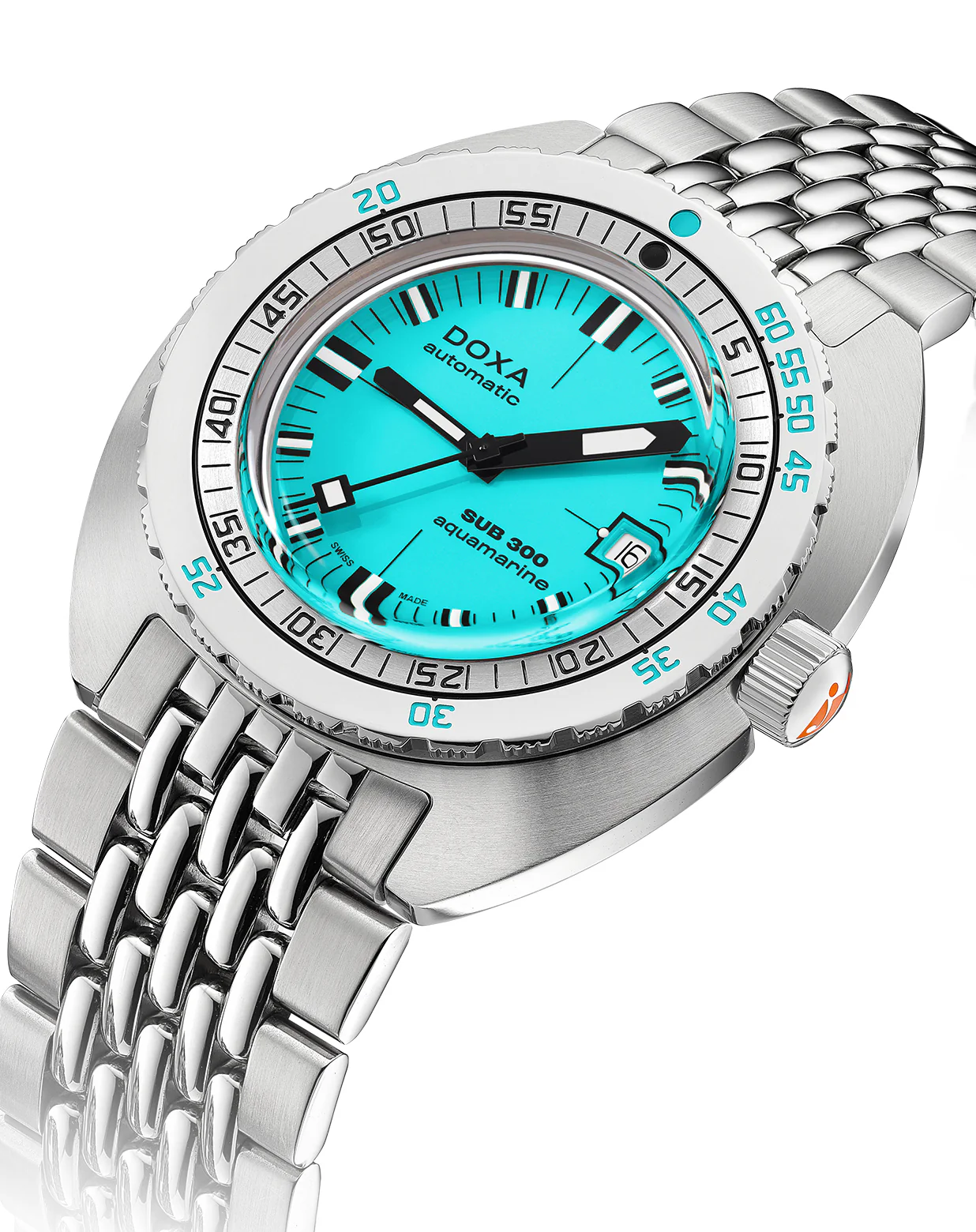 Doxa SUB 300 COSC Aquamarine Bracelet Watch - Image 3