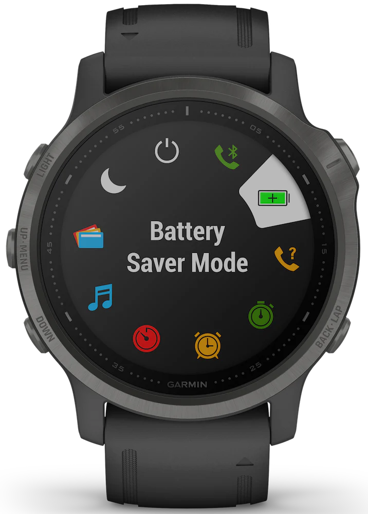 Garmin Watch Fenix 6S Sapphire Carbon Grey DLC D - Image 4