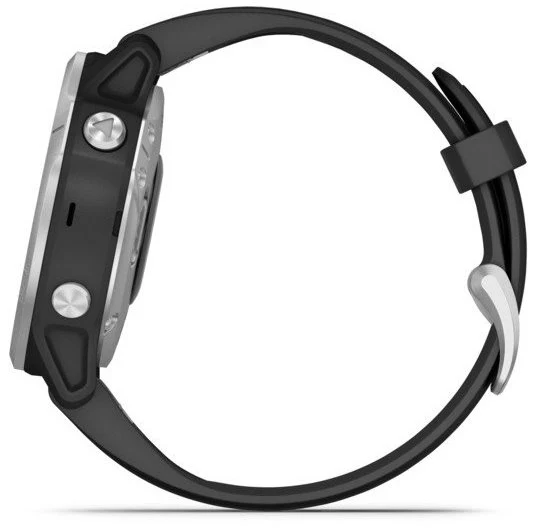 Garmin Watch Fenix 6S Silver With Black Band - Image 4