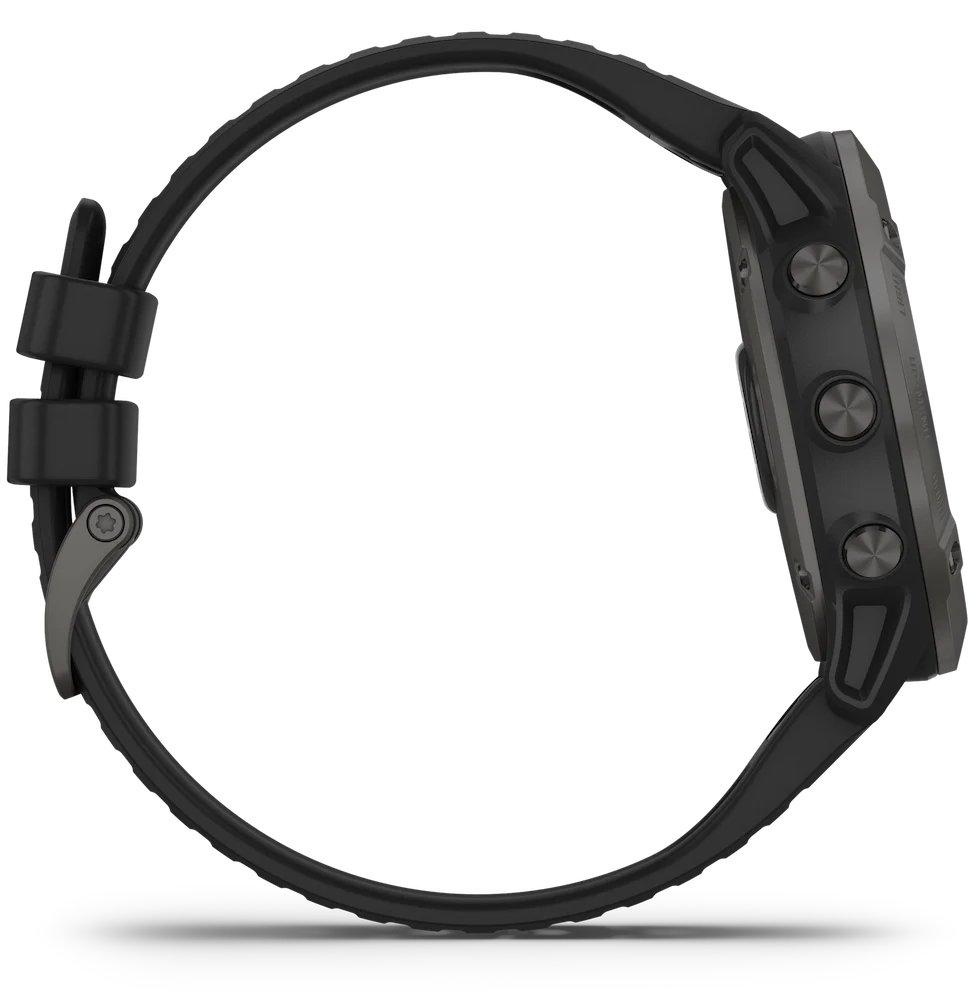 Garmin Fenix 6X Pro Solar Carbon Grey DLC D - Image 3