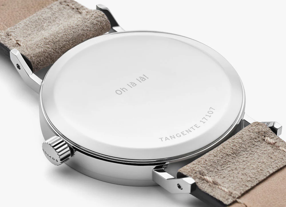 Nomos Glashutte Tangente 33 Duo Steel Back Watch - Image 8